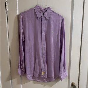 Purple Casual Button Down Ralph Lauren